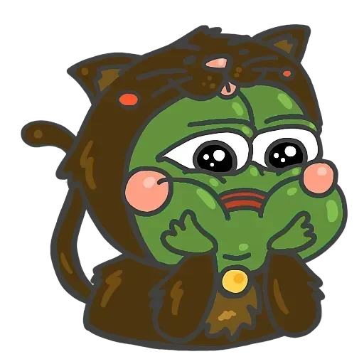 Telegram sticker  zhab pepe stickers, orc sticker, frog from peppa pig, angry birds epic pig, frog pepe,