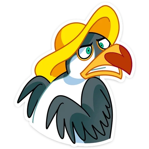 Telegram sticker  birds, animals, toucan, blackbird, jungle birds,