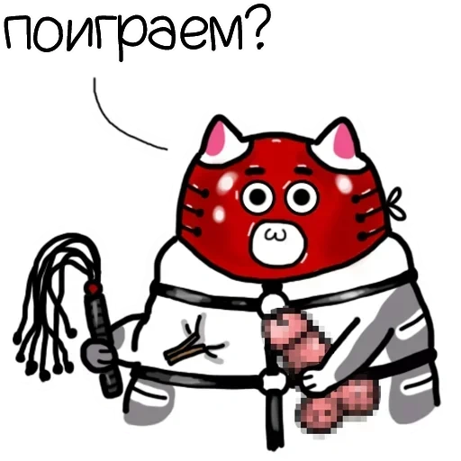 Telegram sticker  cat, funny,