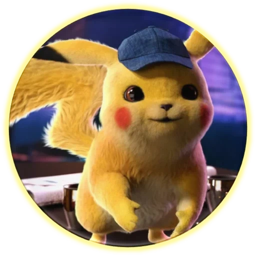 Telegram sticker  pikachu, pikachu detective, detective pikachu, pika pikachu chu, pokemon detective pikachu,