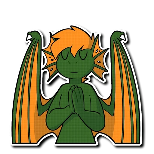 Telegram sticker  anime, the dragon, watsap dragons, royal dragon,