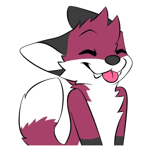Telegram sticker  fox, furry, fox fox, furry fox,