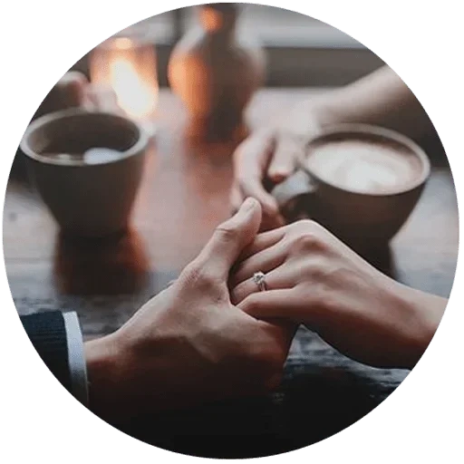 Telegram sticker  coffee for two, coffee cup, delicious coffee, coffee hand love, the best medicine and care of mankind,