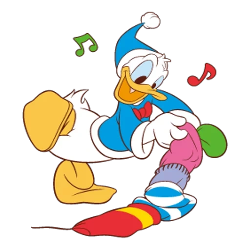 Telegram sticker  donald duck, donald duck fights, donald duck rejoices, the walt disney company, donald dak donald pampers,