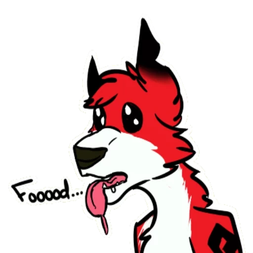 Telegram sticker  fox, cheese dog, fox and wolf, wal asuva, black fox animation,