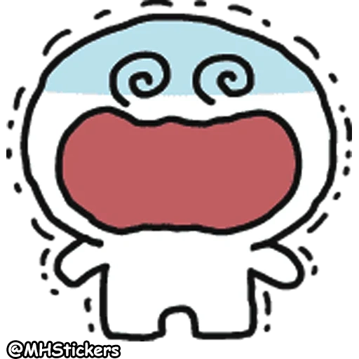 Telegram sticker  yoke, lovely, cute meme, korean smiles kakaotalk,