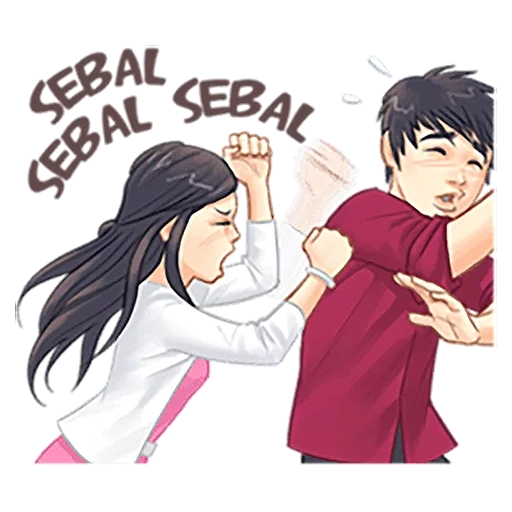 Telegram sticker  anime lovers, lovely cartoon, luwo sasa line, feby putri fiersa besari, luwo sasa english language line,