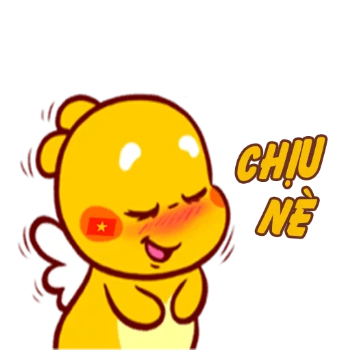 Telegram sticker  lovely, smiley, characters, the emoticons are cute,