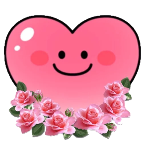 Telegram sticker  heart, hearts, the hearts are alive, the heart of happiness,
