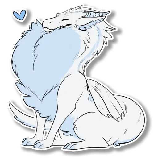 Telegram sticker  wolf, anime, anime furri, coloring wolves of anime, drawings of sketch wolves,