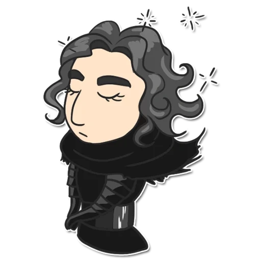 Telegram sticker  the male, snape harry, snape harry potter, severus snape harry potter, severus snape with a transparent background,