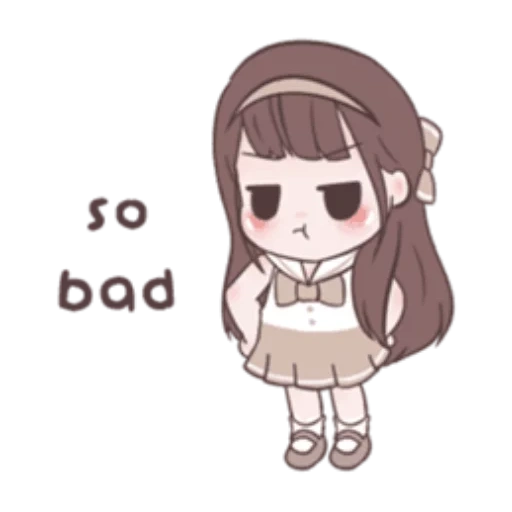 Telegram sticker  chibi, picture, anime cute, anime characters, lovely anime drawings,