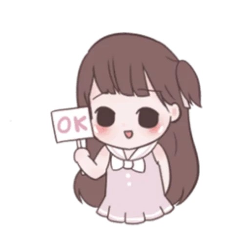 Telegram sticker  chibi, picture, anime cute, anime characters, chibi characters anime,