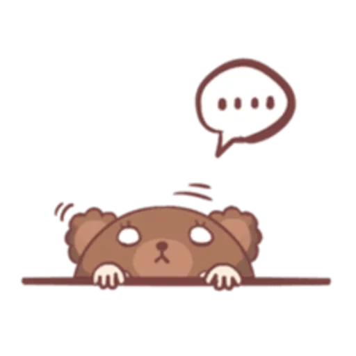 Telegram sticker  cat, kawaii drawings, the animals are cute, brown q friends, cute kawaii drawings,