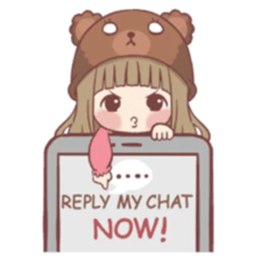 Telegram sticker  kawaii, picture, anime cute, kawaii drawings, the drawings are cute,