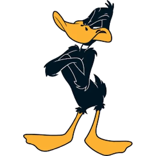 Telegram sticker  daffy duck, looney tunes, luni tunz duck, looney tunes cartoons, looney tunes characters,