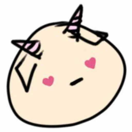 Telegram sticker  anime, district drawing, pushin unicorn, sumikko gurashi, cat pushin unicorn,