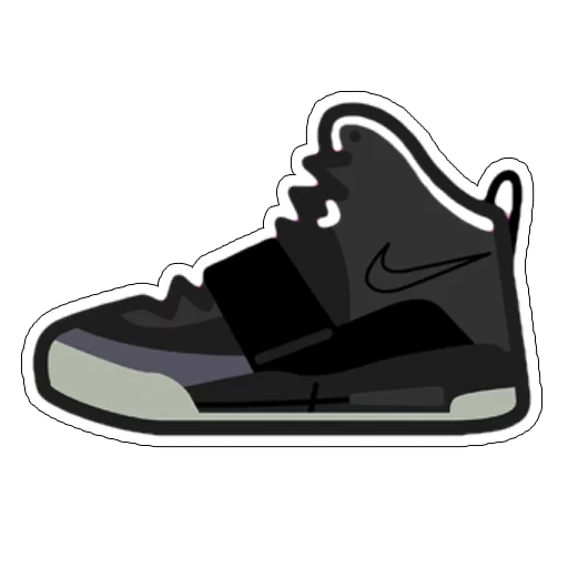 Telegram sticker  shoes, shoes, sports shoes, nike yeezy logo, sports shoes,