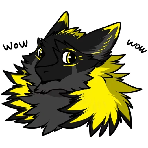 Telegram sticker  wolf, animation, off wolff, oktiwolfik, wolf character,