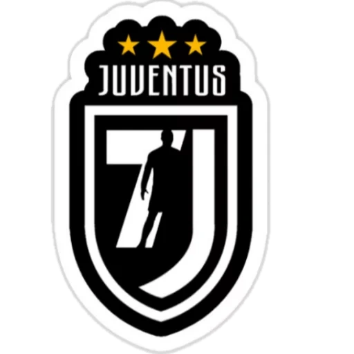Telegram sticker  juventus, juventus emblem, fc juventus logo, juventus club emblem, the emblem of juventus football club,