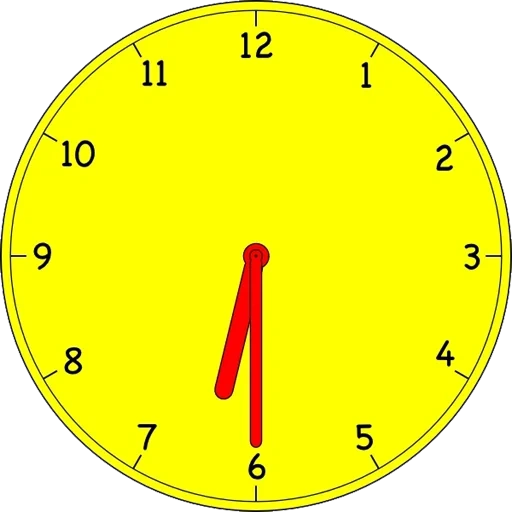 Telegram sticker  clock face, dial clock, the dial of the clock, an hourly dial, the dial is six hours,