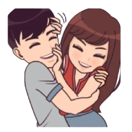 Telegram sticker  drawings of steam, a couple of drawings, drawings of couples, hugging pair drawing, family couple cartoon drawing,