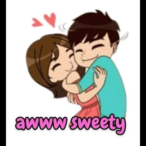 Telegram sticker  couples, pair, a couple, lovers, lovers,
