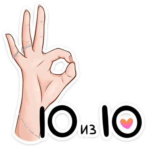 Telegram sticker  hand, hand signs, gestures with your hands, l with hand, ok hand gesture,