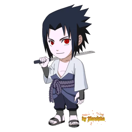 Telegram sticker  sasuke, mini sasuke, chibi sasuke, sasuke uchiha chibi, sasuke uchiha is small,