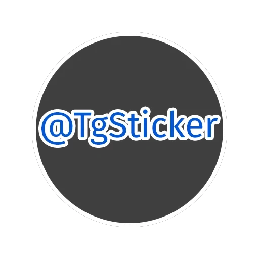 Telegram sticker  logo, amazon logo, the logo is round, stick logo,