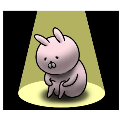 Telegram sticker  hare, bunny, dear rabbit, cute animals, rabbit drawing,