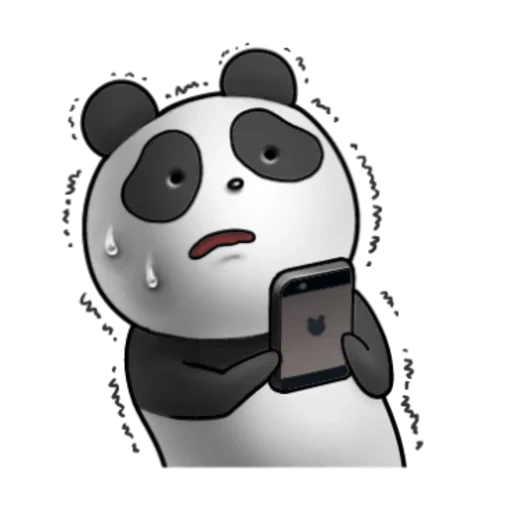 Telegram sticker  panda bo, sweet panda, panda panda, panda drawing, panda sim panda sim,