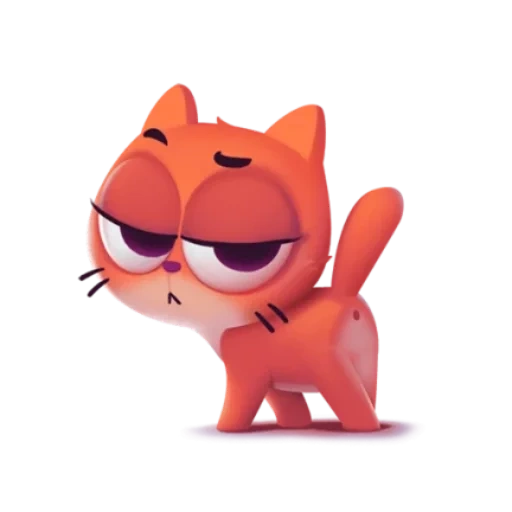 Telegram sticker  red cat, taffy cat, taffy cat, taffy webb, taffy kitten,
