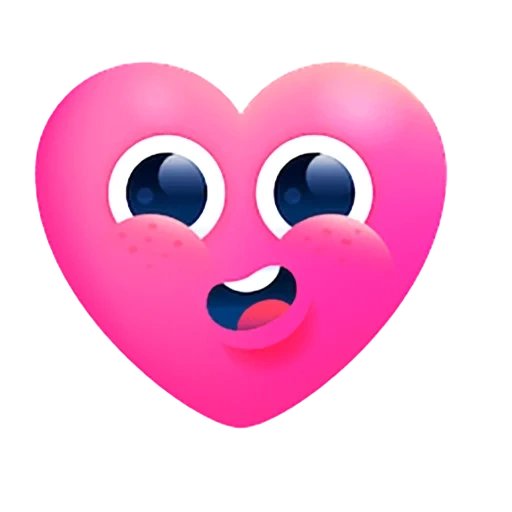 Telegram sticker  love, the heart of eyes, smiling face heart, heart-shaped valentine's day, a smiling face and a crying heart,
