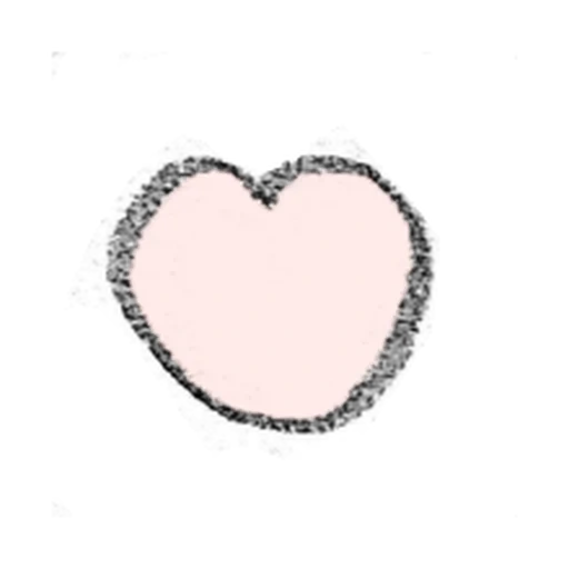Telegram sticker  heart, lovely heart, heart-shaped circuit, powder core, core drill,