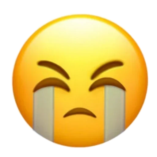 Telegram sticker  emoji, emoji, emoji is crying, crying emoji, emoji emoticons,