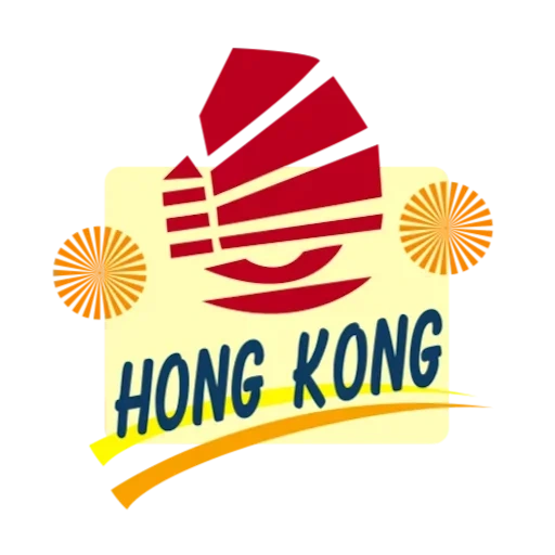 Telegram sticker  travel, hong kong logo, logo design, hong kong logo, hong kong tourism logo,