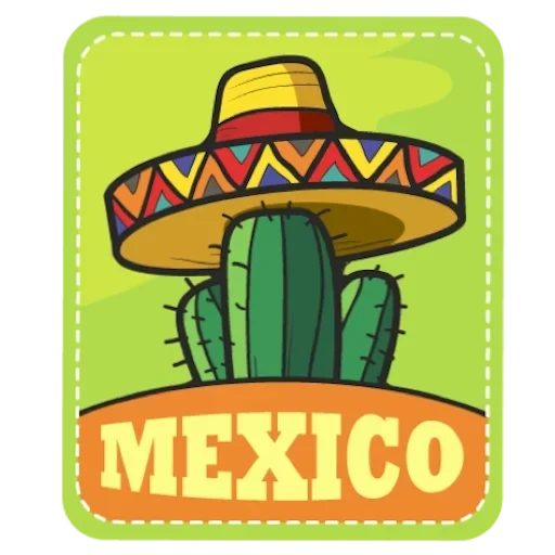 Telegram sticker  sombrero, sombrero logo, mexican sombrero, cactus mexico vector, mexico sitris tequila cactus hat cactus,