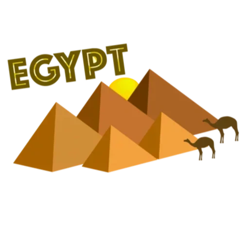 Telegram sticker  egypt, egypt vector, egypt of the pyramid, vector clipart egypt, egyptian pyramid logo,