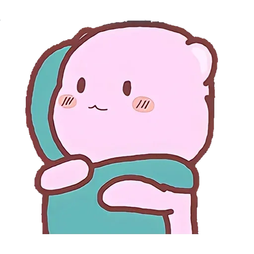 Telegram sticker  anime, human, blob dream, cute drawings, panda dudu bubu,