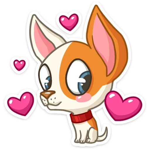 Telegram sticker  anime, youtube, lovely, heart,