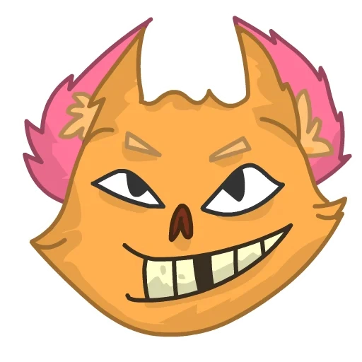 Telegram sticker  animation, villus, evil cat emoji, womix race cat, pictogram of cat,