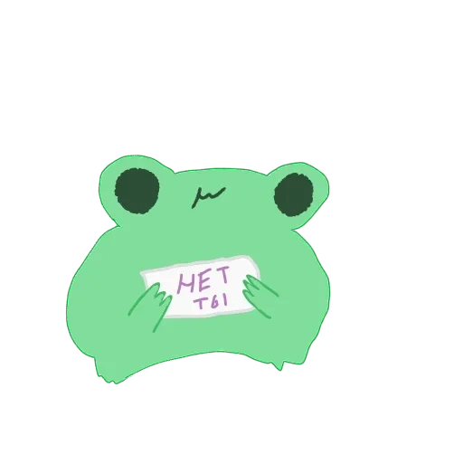 Telegram sticker  lovely, toad, frogs are cute, cute frog pattern,