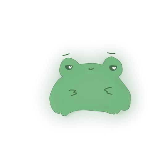 Telegram sticker  toad, toad green, frog face, frog head, rana chuanensis,