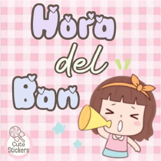 Telegram sticker  cute, girl, animation, eamon as, monica nico baby,