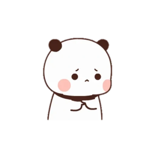 Telegram sticker  kawaii, kavai drawings, cute drawings, kawaii drawings, panda is a sweet drawing,