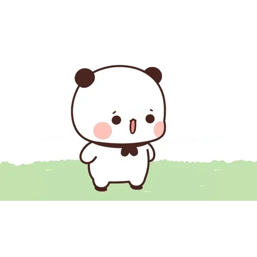 Telegram sticker  kawaii, clipart, kavai drawings, kawaii drawings, kawaii panda brownie,