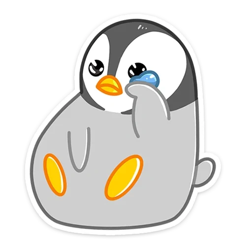 Telegram sticker  winter friend, vasapu penguin, smiling penguin, penguin cartoon, soft and cute chick,