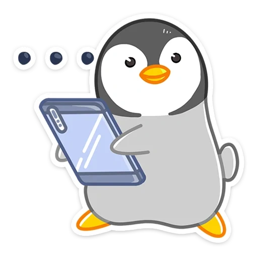 Telegram sticker  penguin, winter friend, smiling penguin, penguin klipat, cute penguin pattern,